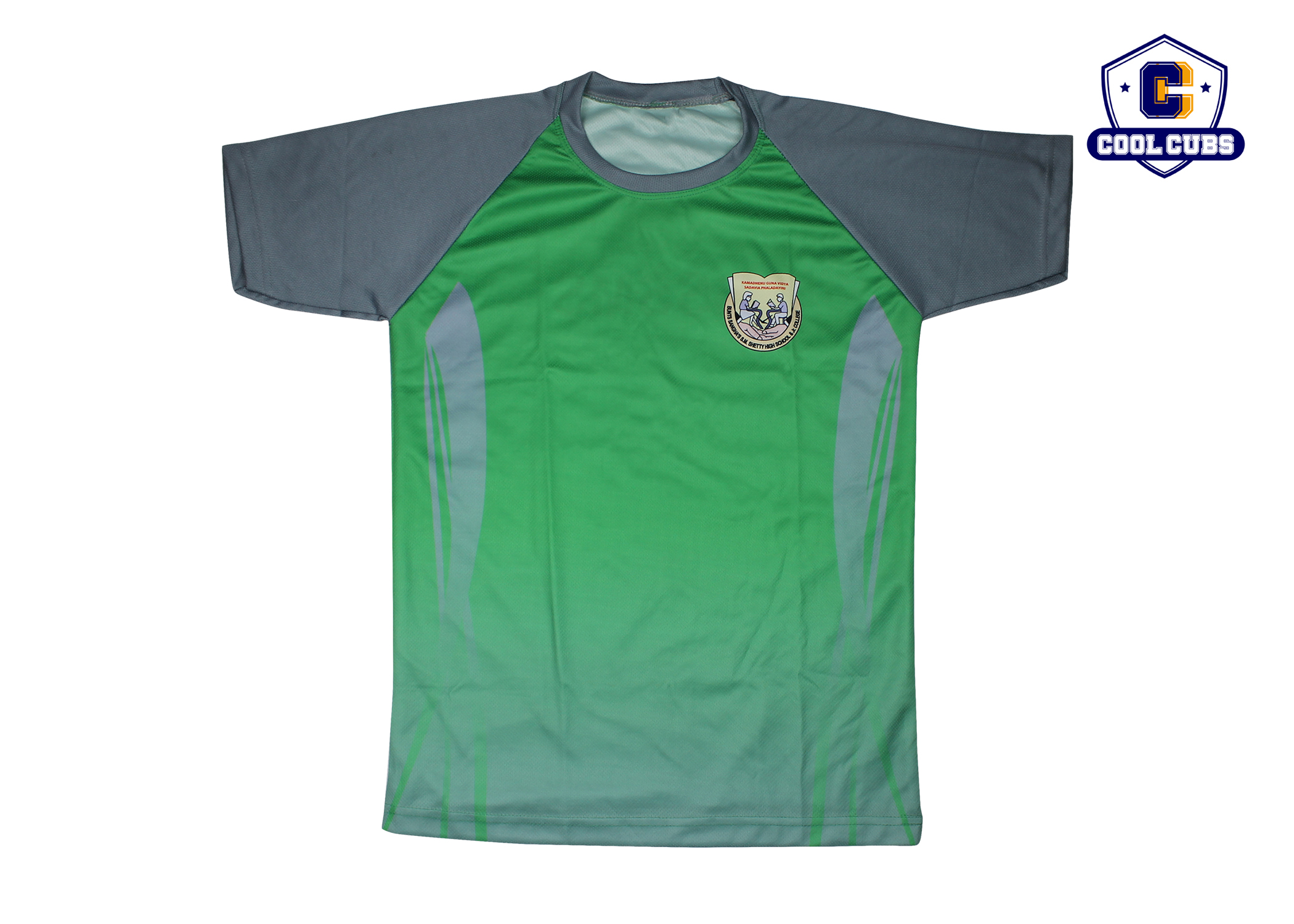 S.M.SHETTY EDUCATIONAL INSTITUTIONS SCHOOL PT T SHIRT GREEN