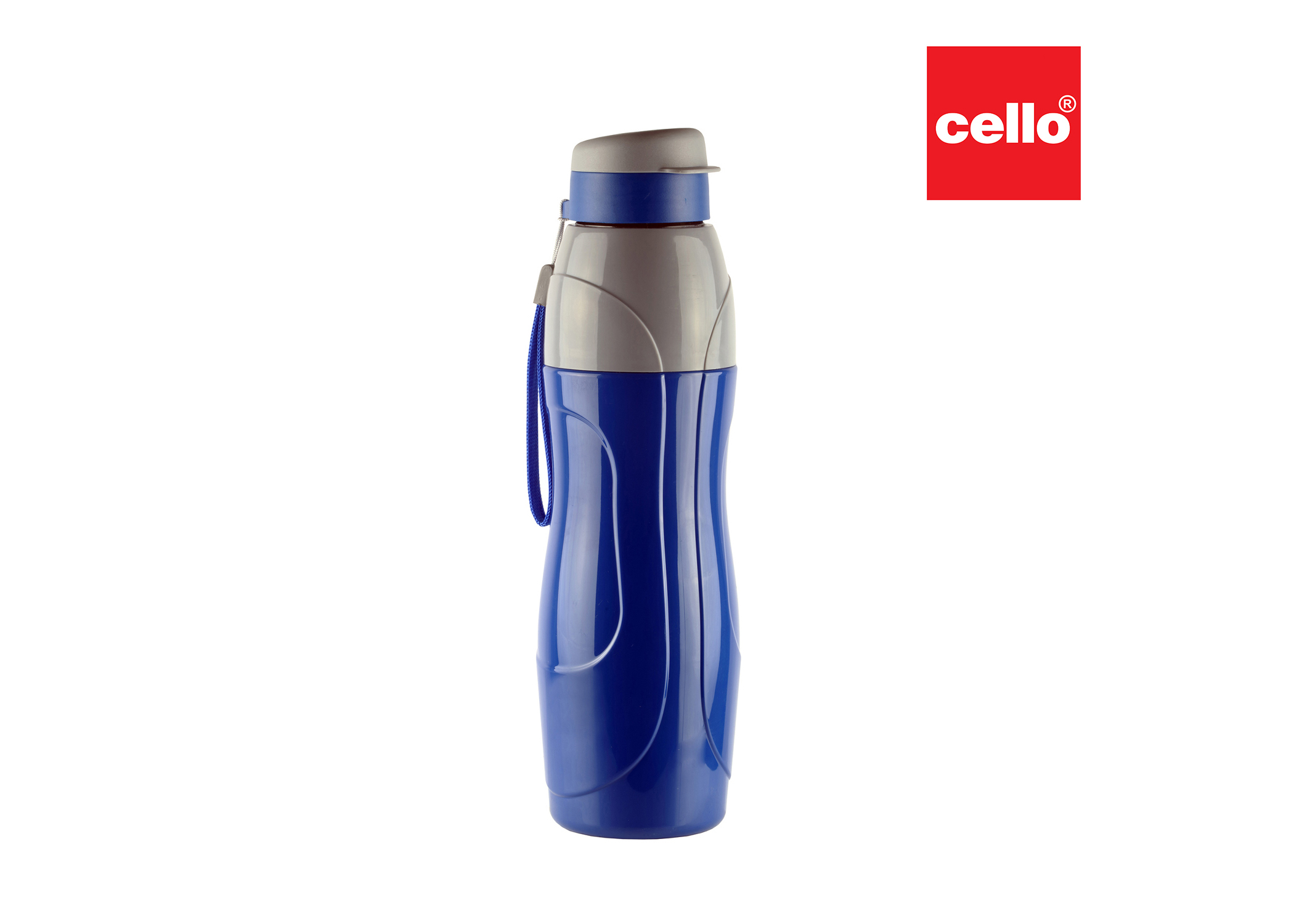 CELLO PURO SPORTS WATER BOTTLE STEEL INNER, 900ML, BLUE