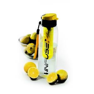 CELLO INFUSE PLASTIC WATTER BOTTLE, 800ML, YELLOW
