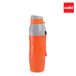 CELLO PURO LEXUS WATER BOTTLE STAINLESS STEEL INNER, 900ML, ORANGE