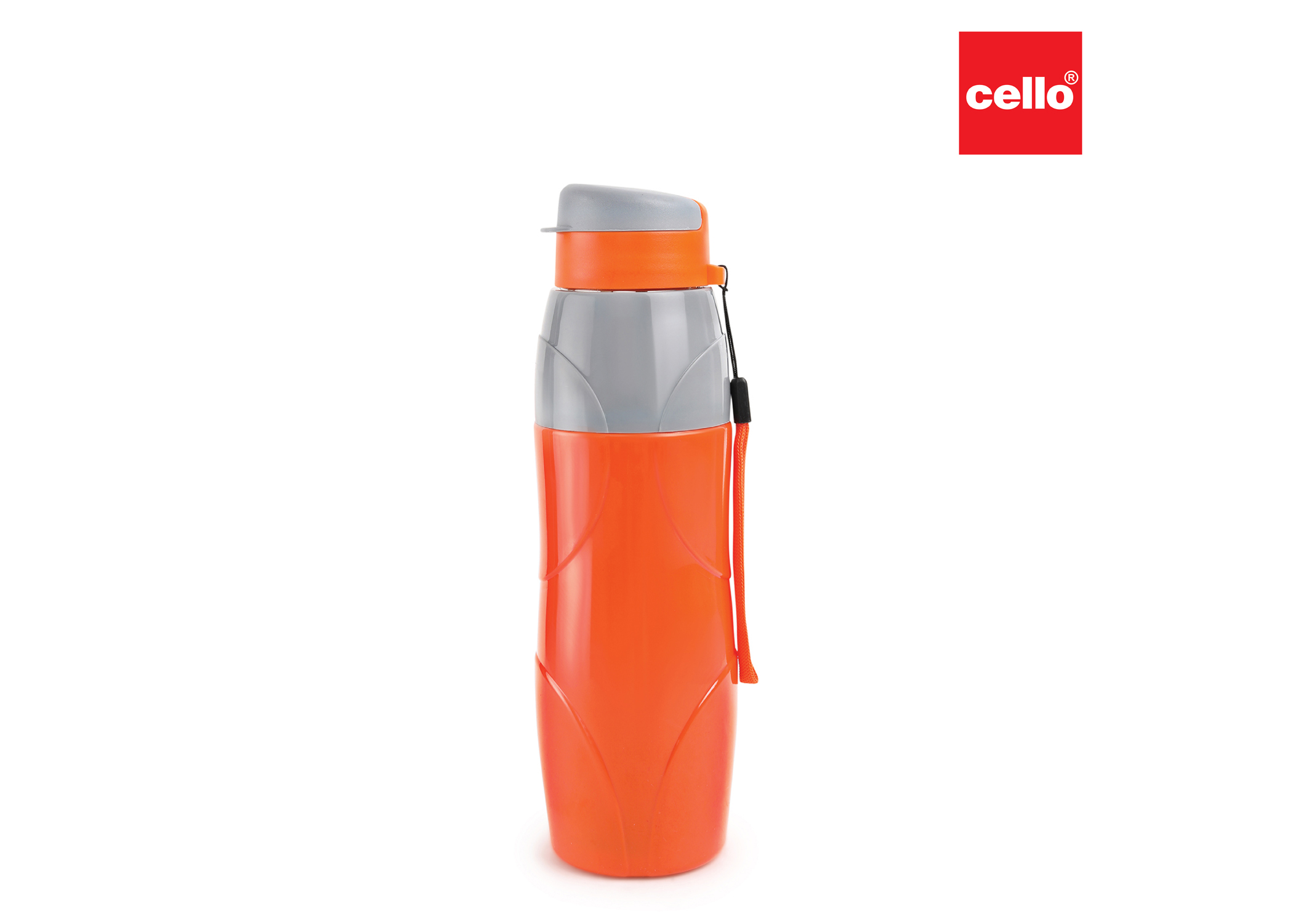 CELLO PURO LEXUS WATER BOTTLE STAINLESS STEEL INNER, 900ML, ORANGE