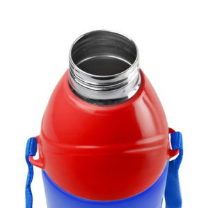 CELLO PURO STEEL-X KID ZEE WATER BOTTLE STAINLESS STEEL INNER, BLUE, 400ML