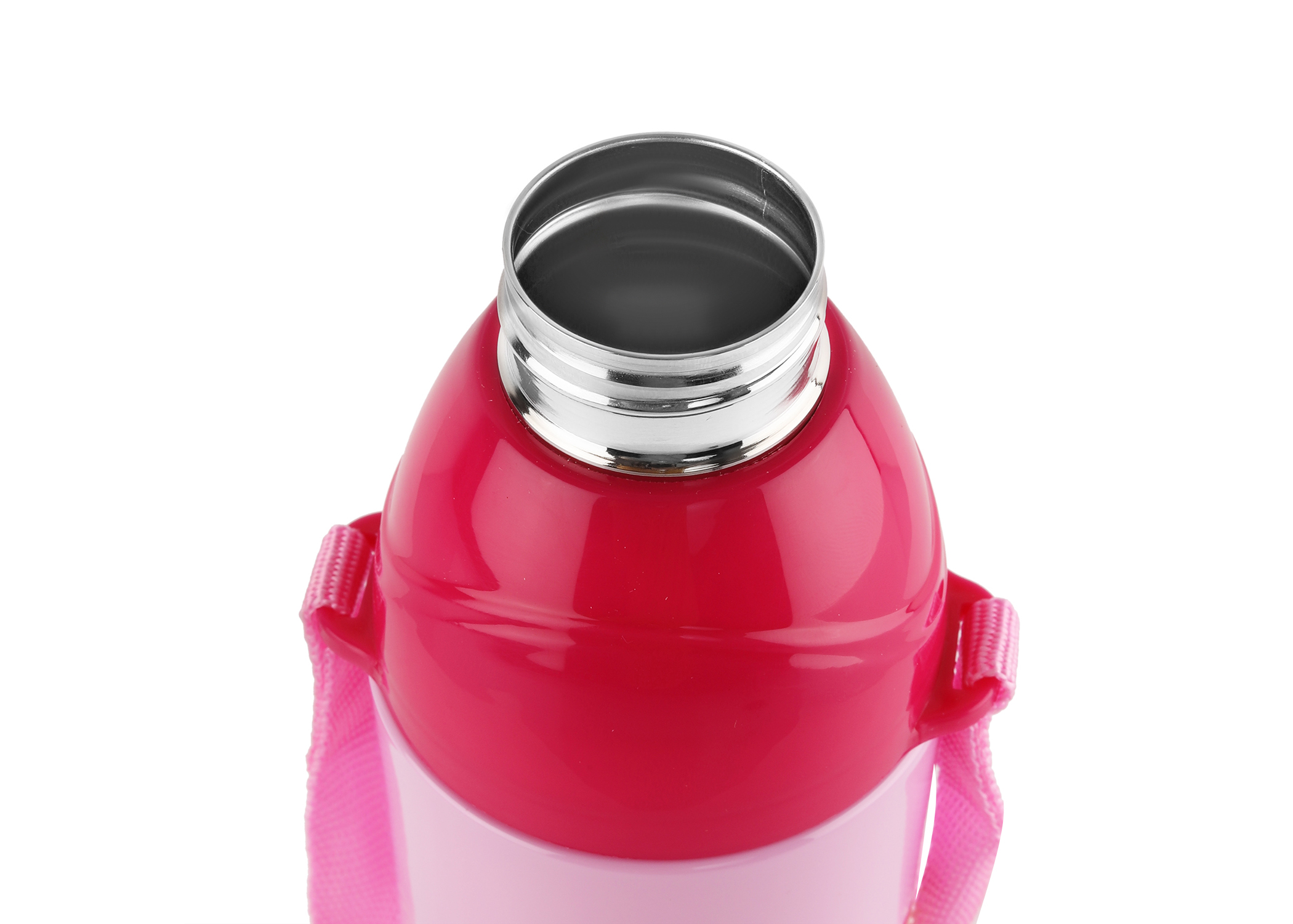 CELLO PURO STEEL-X KID ZEE WATER BOTTLE STAINLESS STEEL INNER, LIGHT PINK, 600ML